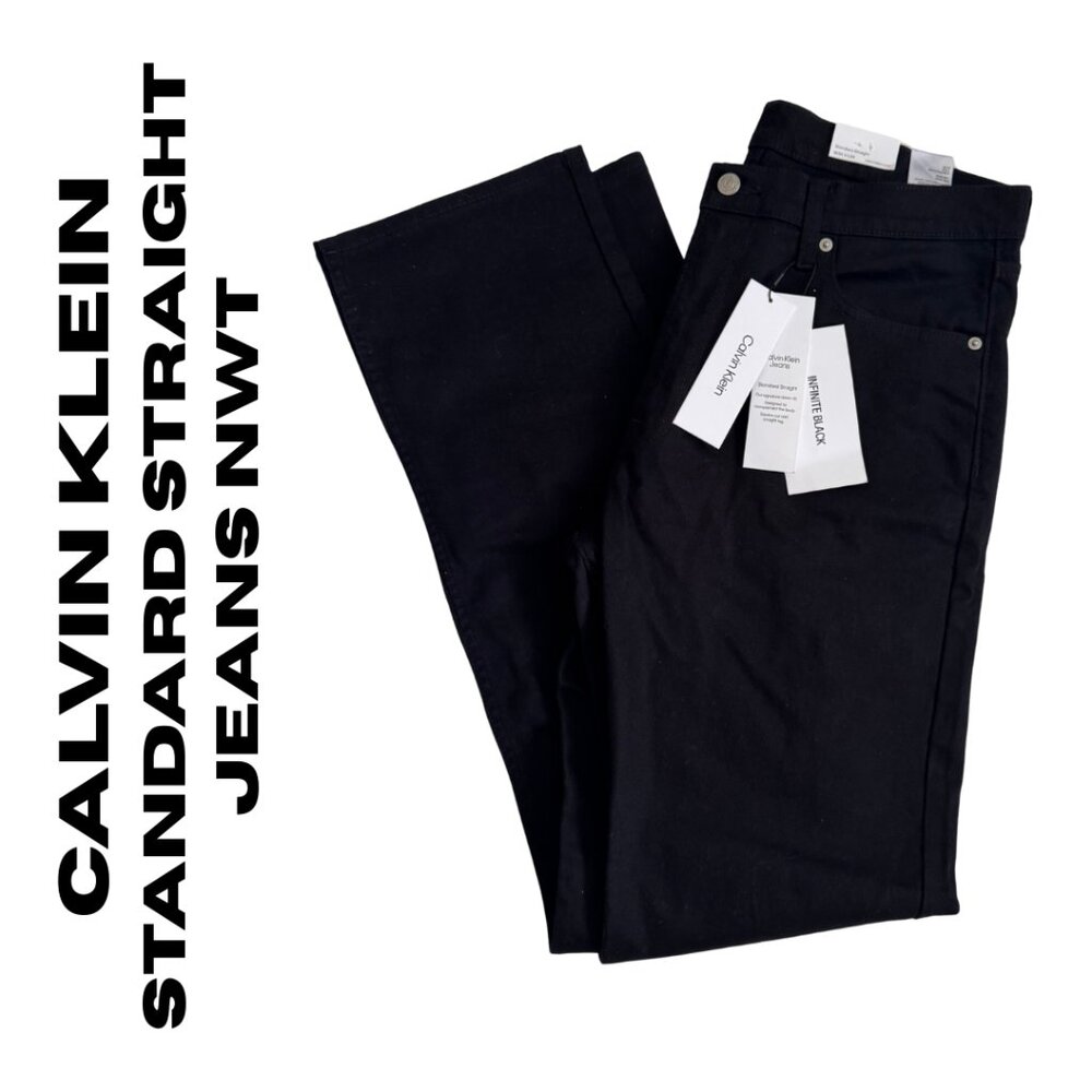 Calvin Klein Men’s Straight Fit Stretch Denim Jeans - NWT